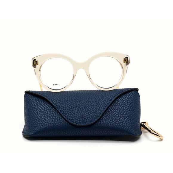 NEW LOEWE LW50074I 057 TRANSPARENT BROWN WOMEN'S EYEGLASSES FRAME - Picture 6 of 13